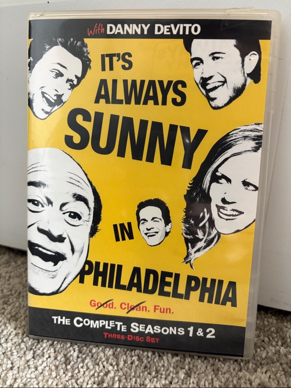 It's Alway Sunny in Philadelphia Season's 1 and 2 three disc DVD set